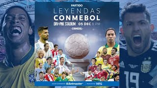 Partido Amistoso las leyendas de la conmebol 5122023 [upl. by Anenahs204]