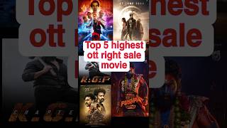 Top 5 Highest Paid OTT Movies in 2024 💸 review shorts [upl. by Novah]