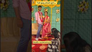 Short girls wedding stage pavangal 🤣 Engagement fun girls girl couplegoals marriage shorts [upl. by Norah]