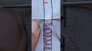 Borderline edge stitch embroiderytechniques handmade handwork handembroidery sewing embroidery [upl. by Nyladam]