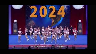 Woodlands Elite Generals Finals Cheer Worlds 2024 [upl. by Lewap]