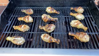 Grilled Chicken Legs Recipe  How To Grill Drumsticks On Gas Grill  Make It For Dinner Tonight 🍗😋 [upl. by Gratianna417]