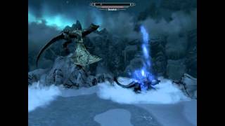 Skyrim Battles  Odahviing vs Durnehviir 2 Rounds [upl. by Jun570]