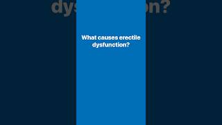 What causes erectile dysfunction MENtionIt [upl. by Lyn]