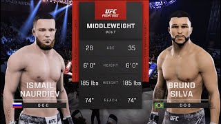 UFC 308 Naurdiev vs Silva UFC 5 Simulation [upl. by Tudela]