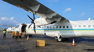 🛩Flyme Villa Air on the Maldives  ATR72500  Malé to Maamigili [upl. by Clarette]