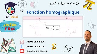 1 bac smsc ex généralité sur les fonctions 3 fonctions usuelles  fonction homographique [upl. by Bamberger]