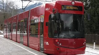 Innsbruck Straßenbahn  Innsbruck Tramways  Route 6 [upl. by Veejar]