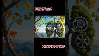 Respiration vs BreathingThe Science Explained shorts [upl. by Dlopoel]