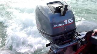 Yamaha 15hp 2 Stroke Outboard Engine [upl. by Gary60]