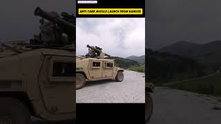 Anti Tank missile launch from Humvee shorts humvee army antitankmissile [upl. by Cavan788]