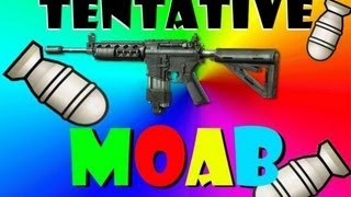 Tentative MOAB au M4A1 avec 2 barres  MW3 [upl. by Bensen]