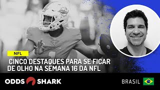 Semana 16 da NFL Paulo Antunes traz cinco destaques para se ficar de olho na próxima rodada [upl. by Goodrow]