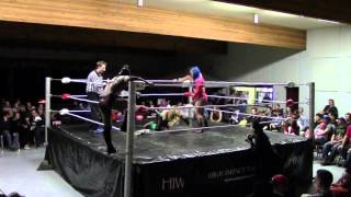 Kat Von Heez amp Bobby Sharp vs Gisele Shaw amp Mentallo Oct 2315 Regina Sk [upl. by Fleece]