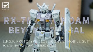 HG Rx782 Gundam Beyond Global  Custom Build Gunpla [upl. by Liva]