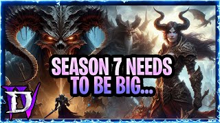 Why Diablo 4 Season 7 NEEDS TO BE MASSIVE RIP Sprit born [upl. by Idna]