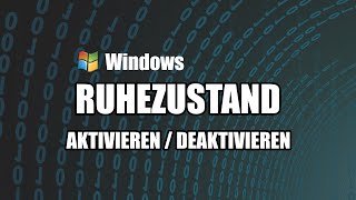 Windows Ruhezustand deaktivieren und einige Gigabyte an Speicher freigeben  EINFACH ERKLÄRT [upl. by Aineles]