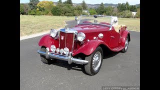 1953 MG TD Roadster for Sale [upl. by Laira]