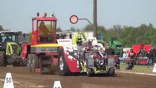 Green Monster Tractor Pulling Germany 1984  2018 by MrJo [upl. by Nnalorac]