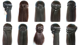 easy and beautiful hairstyles for girls  hair style girl  hairstyles for girls  hairstyle [upl. by Arais484]