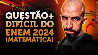 Questão MAIS DIFÍCIL do ENEM 2024 MATEMÁTICA [upl. by Rotce]