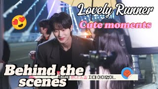 Lovely Runner Behind The Scene Cute Moments  Byeon Woo Seok Cute Moments  Kim Hye Yoon [upl. by Lanos336]