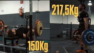 VLOG 13  Vuelvo a Tirar 210kg [upl. by Loesceke409]