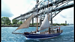 TS PLAYFAIR  Tall Sailing Ship  Upbound Port Huron Michigan 6262023 [upl. by Sapers955]