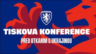 Liga národů I Tisková konference před zápasem s Ukrajinou [upl. by Eimmis]