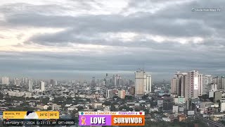 PHILIPPINES Live Camera Feb 3 2024 SAT 1200AM EDSA Manila Skyline Weather Sunrise CAM [upl. by Enrak177]