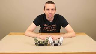 Sonys Newest Controllers  Unboxing and Review of the Green Camo and Silver DS4 [upl. by Licha]