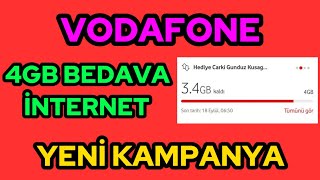 ✅VODAFONE BEDAVA 4GB İNTERNET KAZANMAK VODAFONE BEDAVA İNTERNET KAZANMAK 20242024✅ [upl. by Aihsot401]