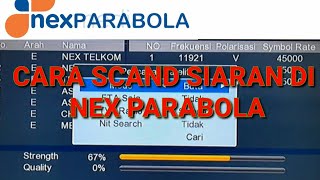 CARA SCAN RECEIVER NEX PARABOLA [upl. by Willin]