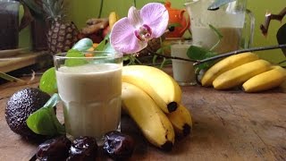 Date Avocado Banana Smoothie  Take 3 [upl. by Musetta]