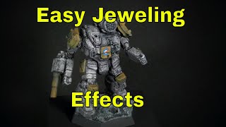 Easy Jeweling Effects for Laser Weapons  Battletech Painting [upl. by Einohpets514]