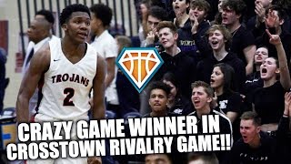 CRAZY GAMEWINNER IN CROSSTOWN RIVALRY GAME  East Lansing vs Okemos Highlights [upl. by Seraphim]