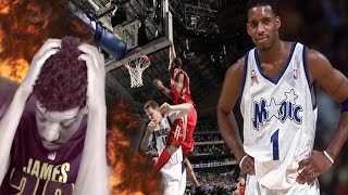 NASTIEST DUNKS IVE EVER SEEN TRACY MCGRADY TOP 10 DUNKS amp PLAYS OF HIS CAREER REACTION [upl. by Lilak]