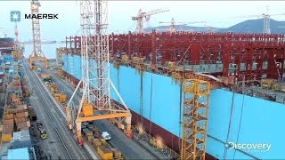 Maersk  Building the TripleE Timelapse [upl. by Scot]