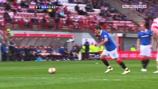 Nikica Jelavic 44th Min Vs Hamilton SPL 10th April 2011 [upl. by Inotna]