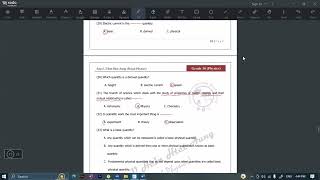 Grade 10 Physics  Unit 1 Objective Questions [upl. by Eecrad305]