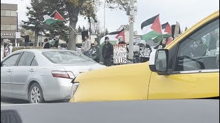 Raw video from a recent Palestinian protest in Winnipeg [upl. by Annail]