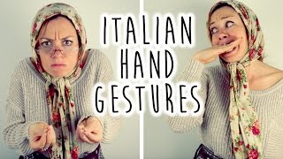 Italian Hand Gestures [upl. by Ursala267]