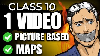 Class 10 SST All Picture Based Questions  Maps One shot🔥 CBSE 202324 [upl. by Nywra]