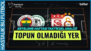 TOPUN OLMADIĞI YER  Trendyol Süper Lig Erteleme Maçları Taktiksel Analiz [upl. by Trbor]