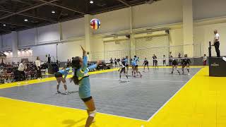 NVCA Volleyball 11U 2 Texas United 11U vs 1 NorCal 11U Black 42224 live stream [upl. by Tillo]