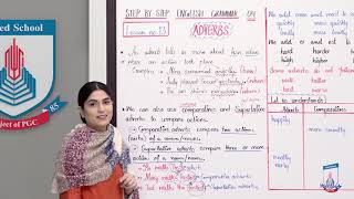 Class 4  English  Lecture 13  adverbsadjectives adverbs  Allied Schools [upl. by Zerep]