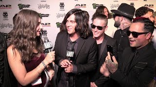 Interview with Sleeping with Sirens 2017 APMAs Red Carpet [upl. by Ellednahs949]