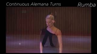 RUMBA C Continuous Alemana Turns [upl. by Gosselin]