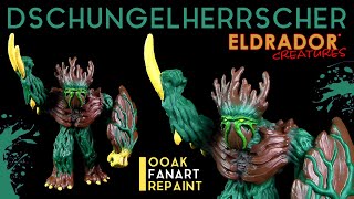 Schleich ® Eldrador ® Creatures  Dschungelherrscher 20 OOAK Repaint  Figuren Vergleich [upl. by Leivad70]