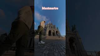 Montmartre Paris🇲🇫💙🤍❤️ foryou travel parischurch travel fypシ゚viral shorts insta360x4 [upl. by Dielle]